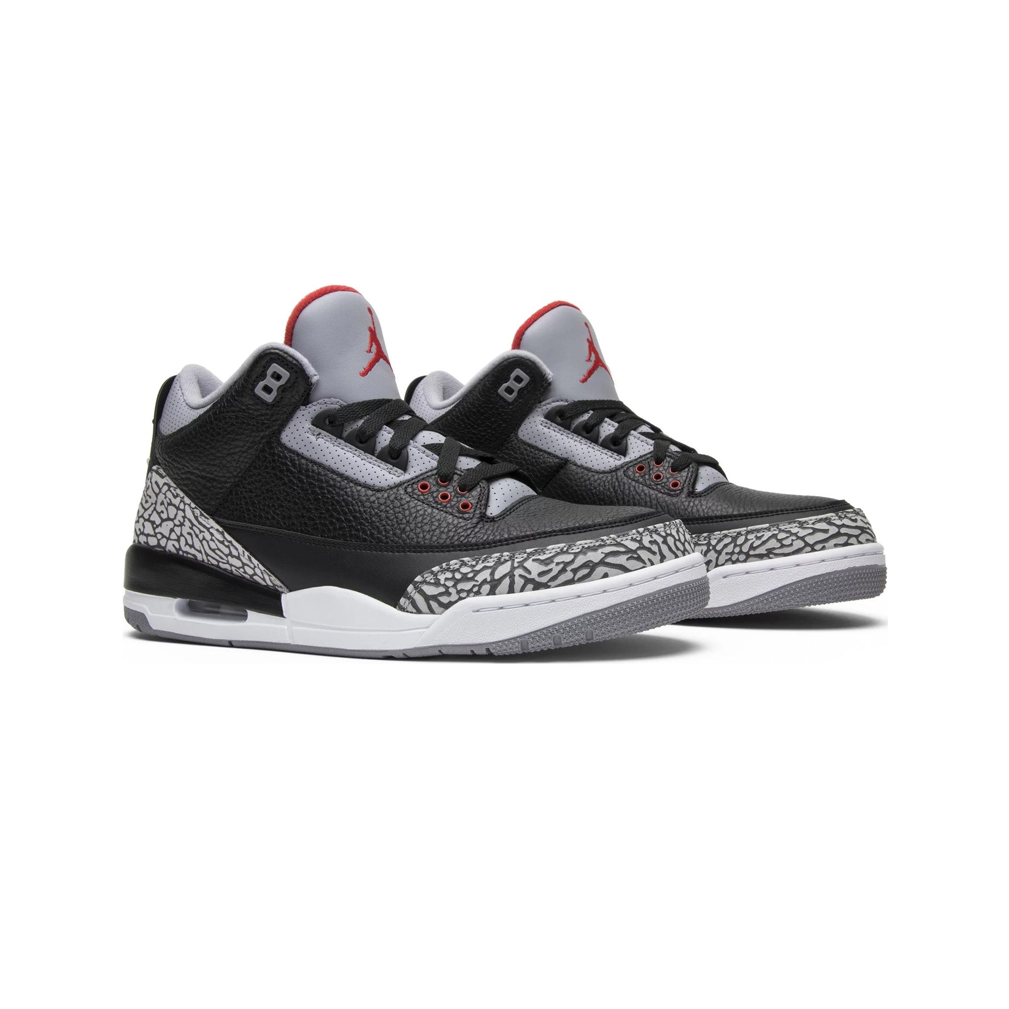 Air Jordan 3 Retro 'Cement' 2018 Black - Men's Basketball Sneakers for Casual Wear & Street Style (New)