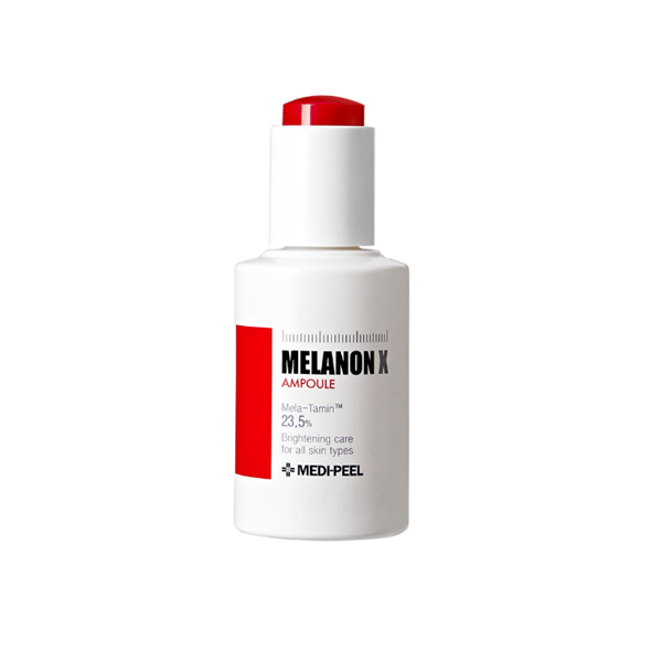 Medi Peel Melanon X Ampoule - Brightening & Whitening Serum for Dark Spots & Hyperpigmentation | Perfect for Daily Skincare Routine & Nighttime Treatment