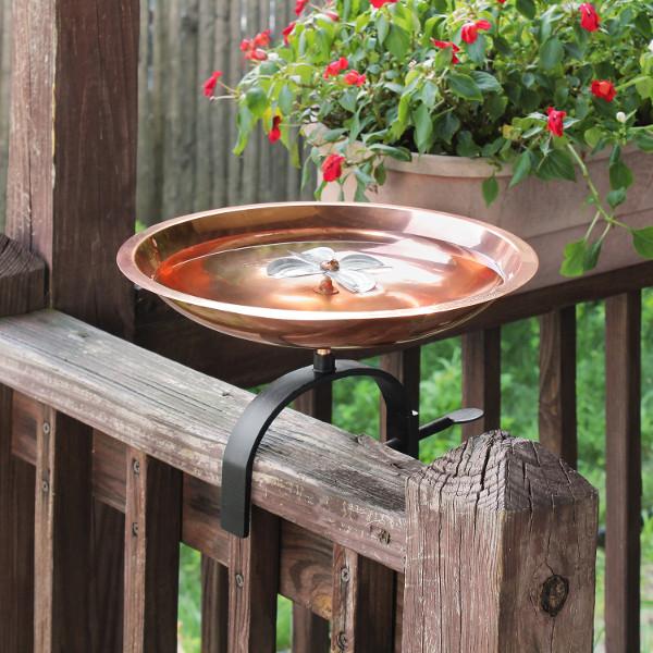 Beautiful Handcrafted Dogwood Birdbath for Garden - Attract Wild Birds with Natural Wood Outdoor Bird Feeder | Perfect for Backyard, Patio & Wildlife Garden Decor