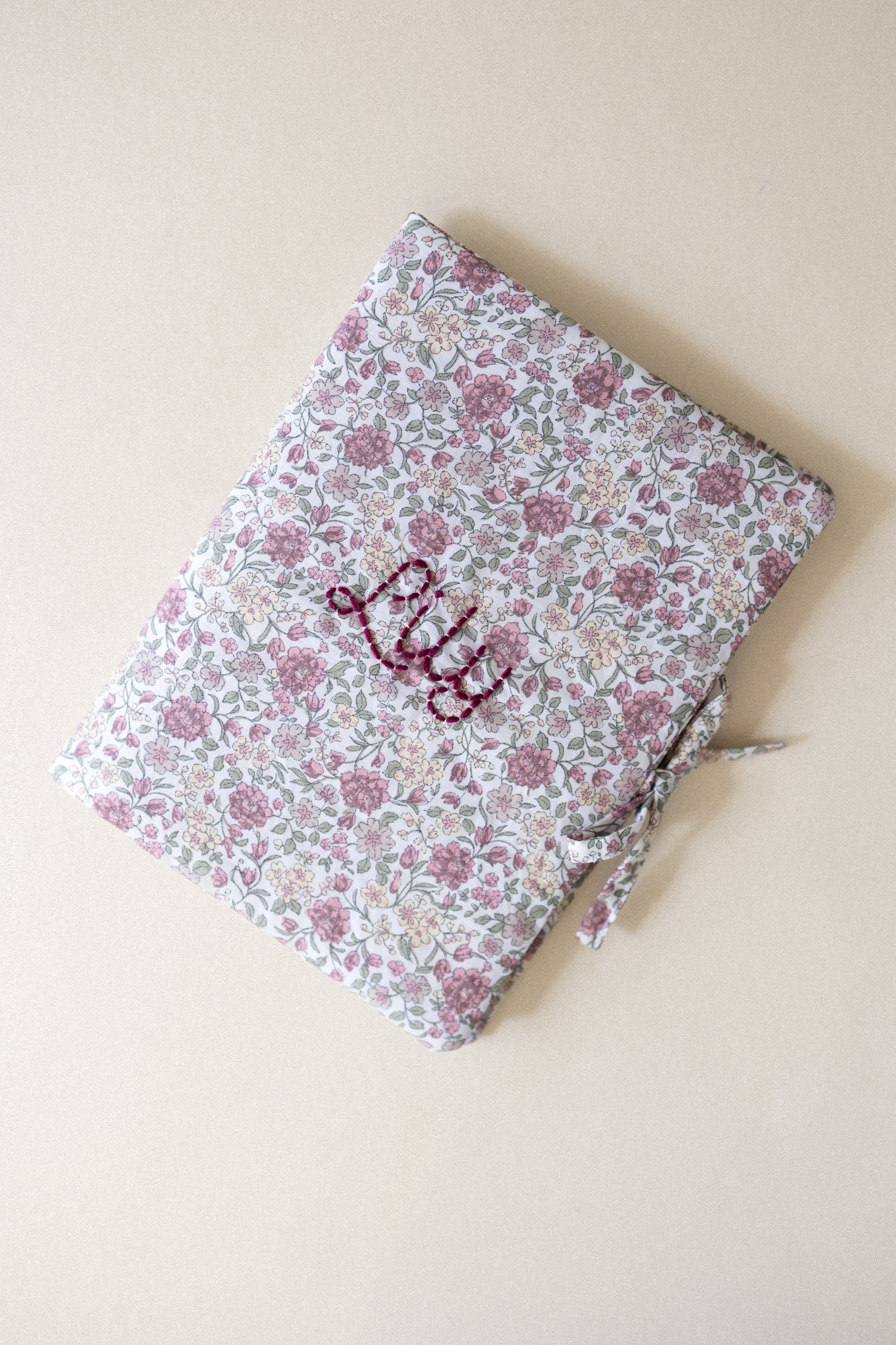 Floral Health Book Cover - Durable & Stylish Protection for Journals, Notebooks & Planners - Perfect for Yoga, Meditation & Wellness Enthusiasts