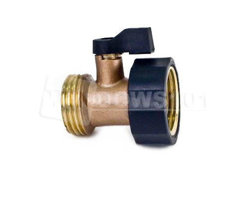 High-Quality Brass Shut Off Valve - 1/2 Inch NPT Water Supply Stop Valve - Perfect for Plumbing, DIY Projects & Home Repairs
