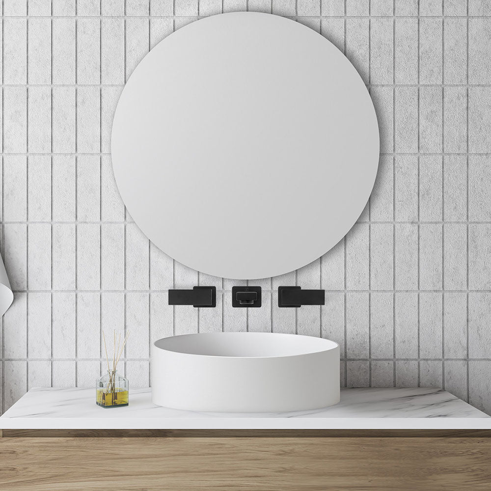 ZLINE Bliss Wall Mount Bathroom Faucet - Modern Matte Black Finish - BLS BFW Model - Perfect for Spa-Like Showers and Luxury Bathroom Renovations