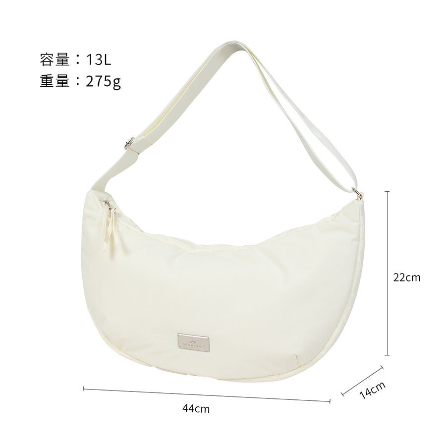 DOUGHNUT Croissant Softies Chalk X Pink - Soft & Stylish Women's Shoulder Bag for Work, Travel & Everyday Use