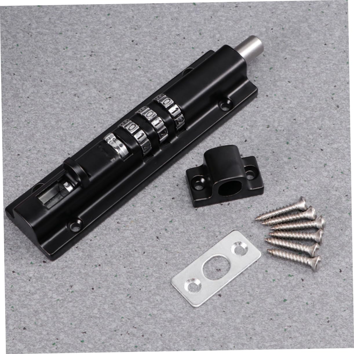 Rustproof Sliding Door Lock - Heavy Duty Bolt Lock for Kitchen, Gate, Mailbox, Luggage & Backpack | Secure Travel & Home Use