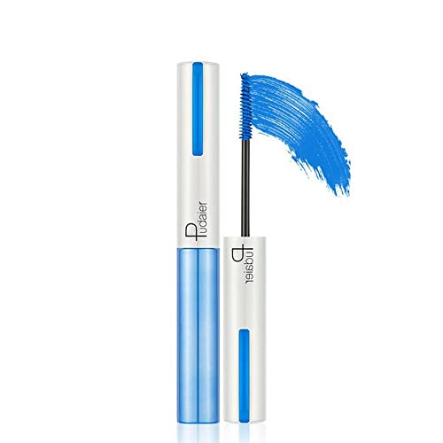 SHILIJIA Rainbow Colored Mascara - Smudge Proof, Waterproof, Long Lasting 3D Silk Fiber Mascara for Thickening & Lengthening Lashes | Vibrant Color Eyelash Makeup for Parties, Halloween & Cosplay