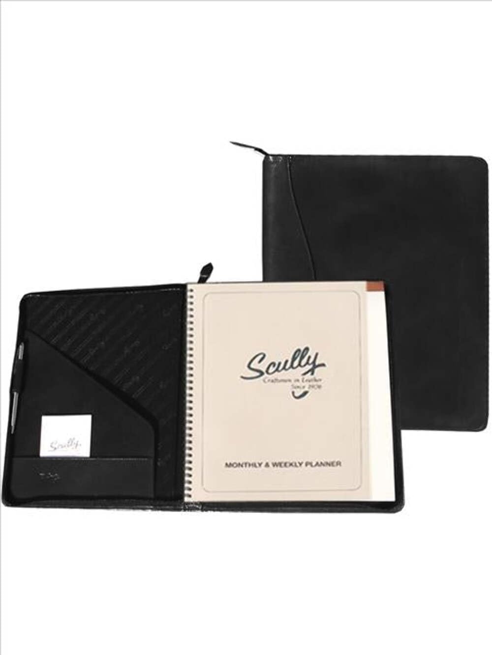 Premium Scully Nappa Leather Zip Planner & Letter Pad Organizer - Chocolate Brown | Luxury Leather Journal for Business, Travel & Daily Planning | Perfect Gift for Professionals & Students