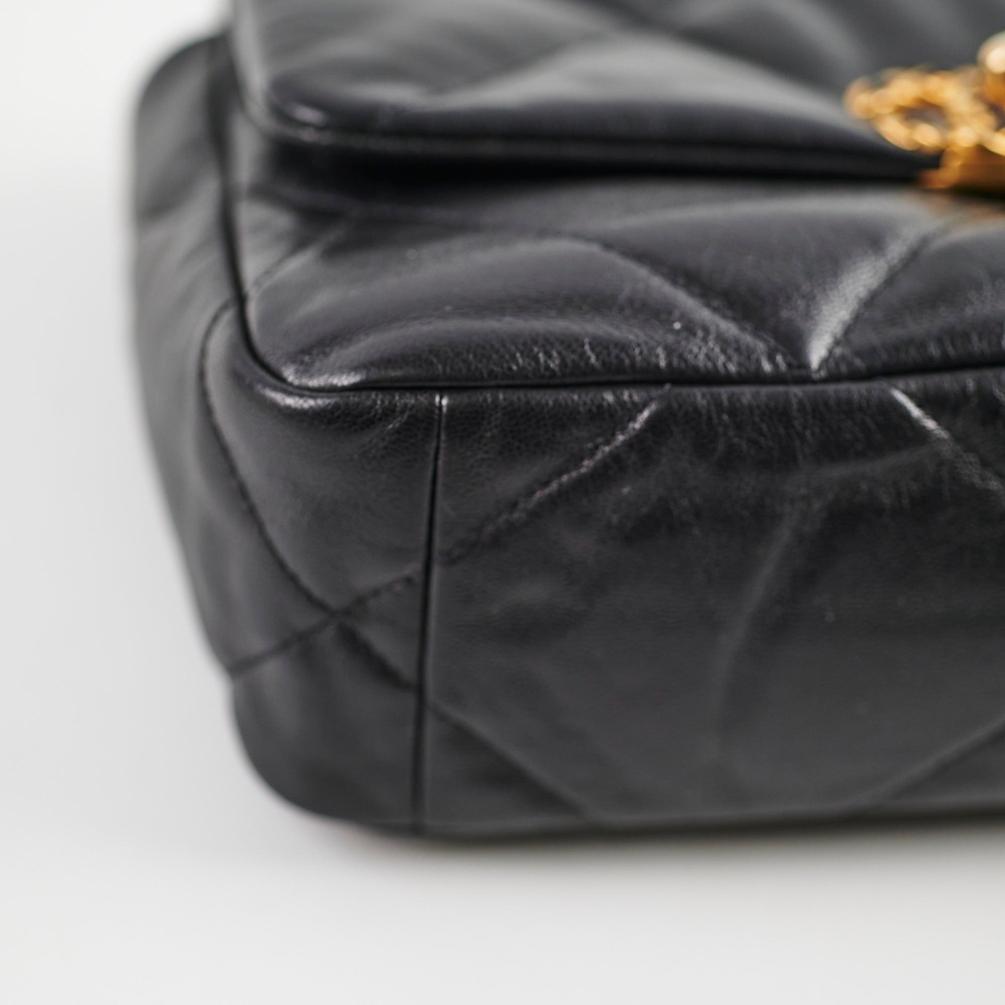 Chanel Small 19 Black Leather Shoulder Bag 29 Series - Luxury Designer Handbag for Women, Perfect for Work, Evening & Special Occasions
