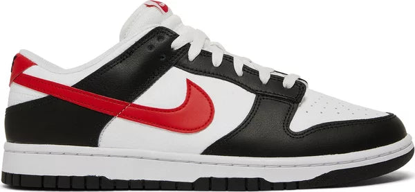 Nike Dunk Low 'Black White Red' Sneakers - Men's & Women's Casual Shoes for Streetwear & Everyday Wear