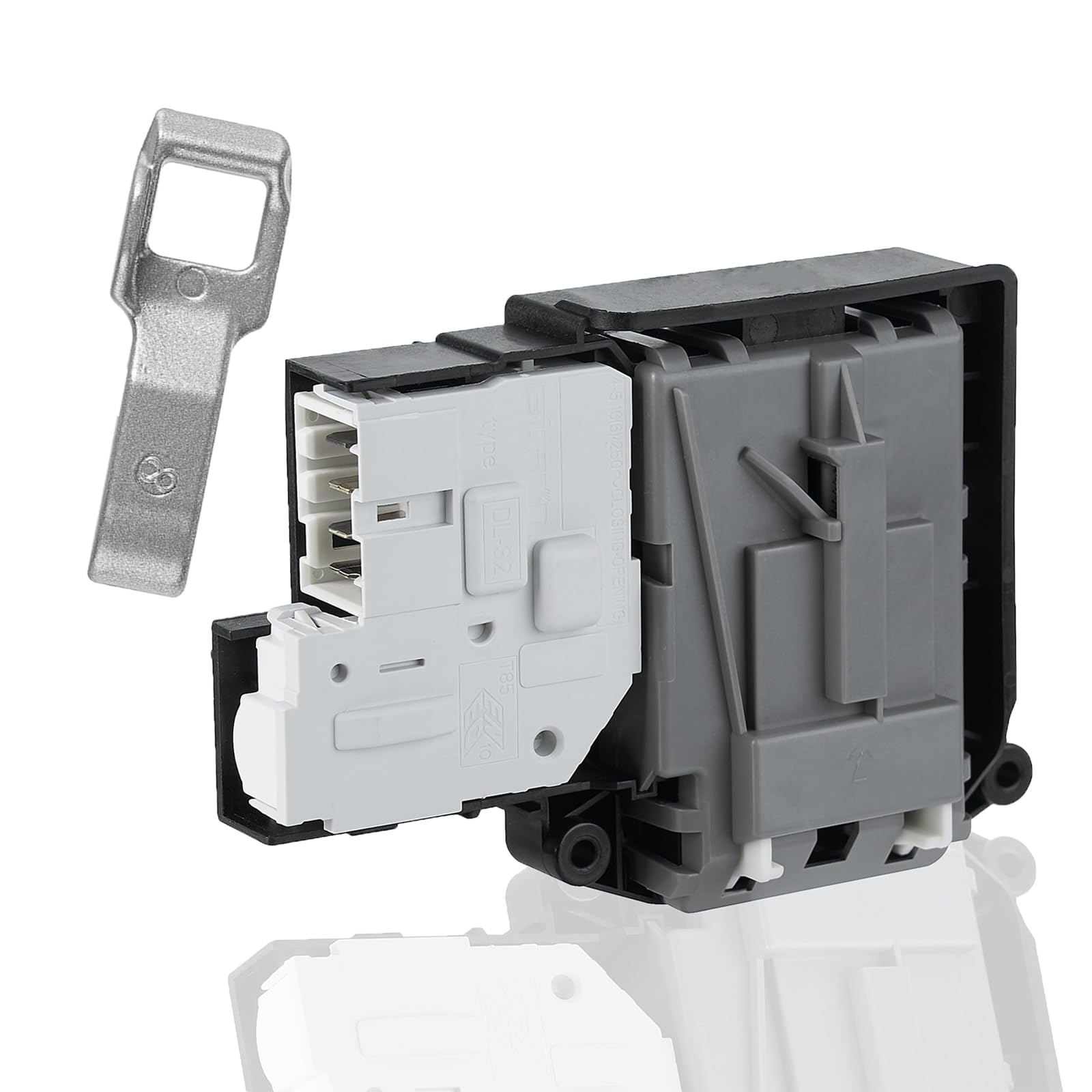 LG Kenmore Washing Machine Door Lock Switch & Strike Assembly (EBF61315802 & MFG63099101) - 2 Pack Replacement Parts for Washer Repair - Perfect for Home Laundry Room Maintenance and Appliance DIY Fixes
