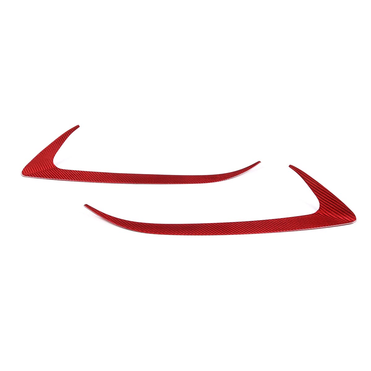 Red Carbon Fiber Headlight Cover for Subaru BRZ & Toyota 86 - Car Exterior Upgrade