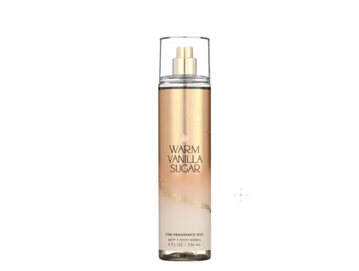 Warm Vanilla Sugar Body Mist Spray - 8 fl oz Full Size Fine Fragrance for Women | Long-Lasting Scent for Daily Use, Work & Date Nights