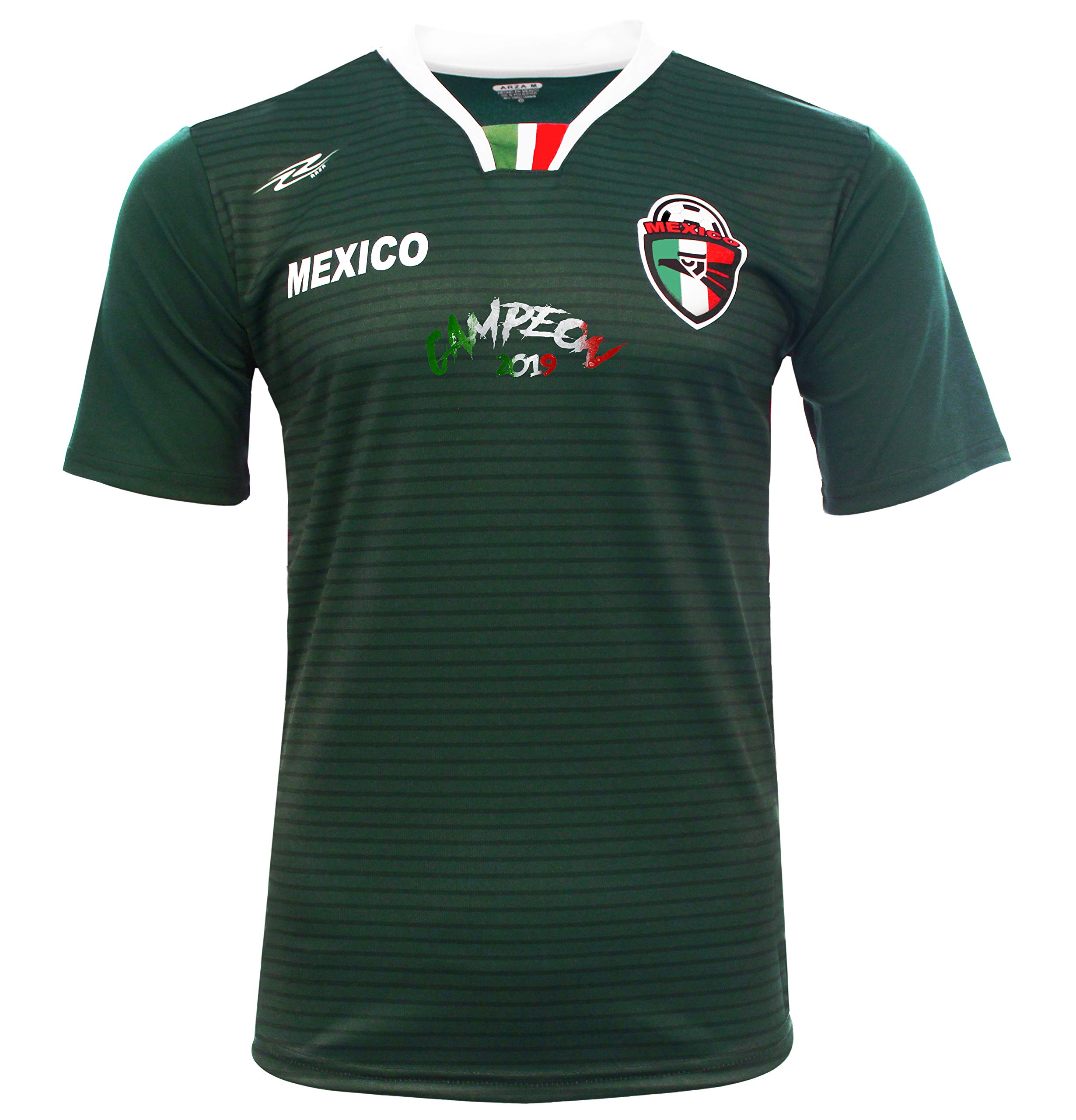 Authentic Mexico 2019 Campeon Fan Jersey for Men - Green | Perfect for Soccer Games, Fan Events & Casual Wear