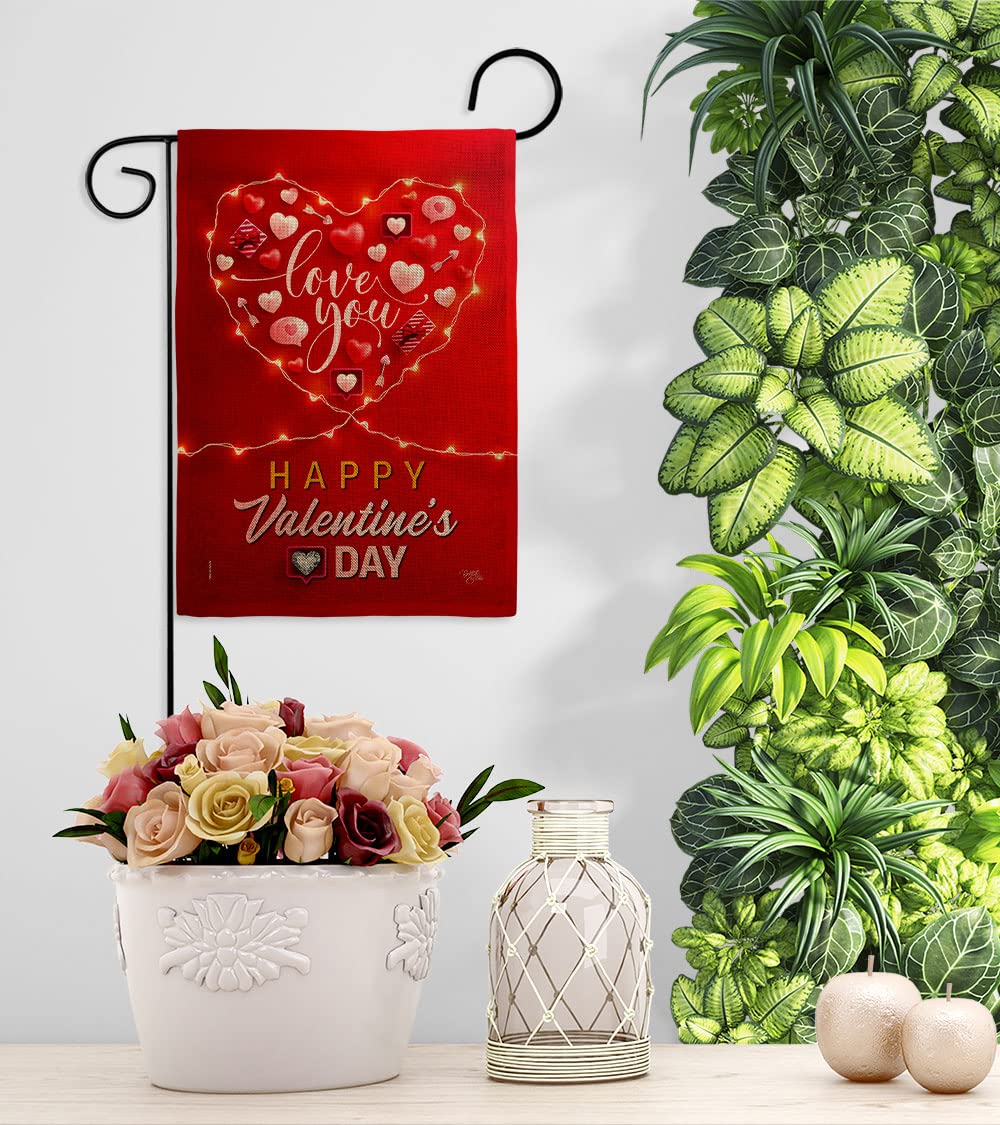 Love Garden Flag - Valentine's Day Decor for Home & Yard
