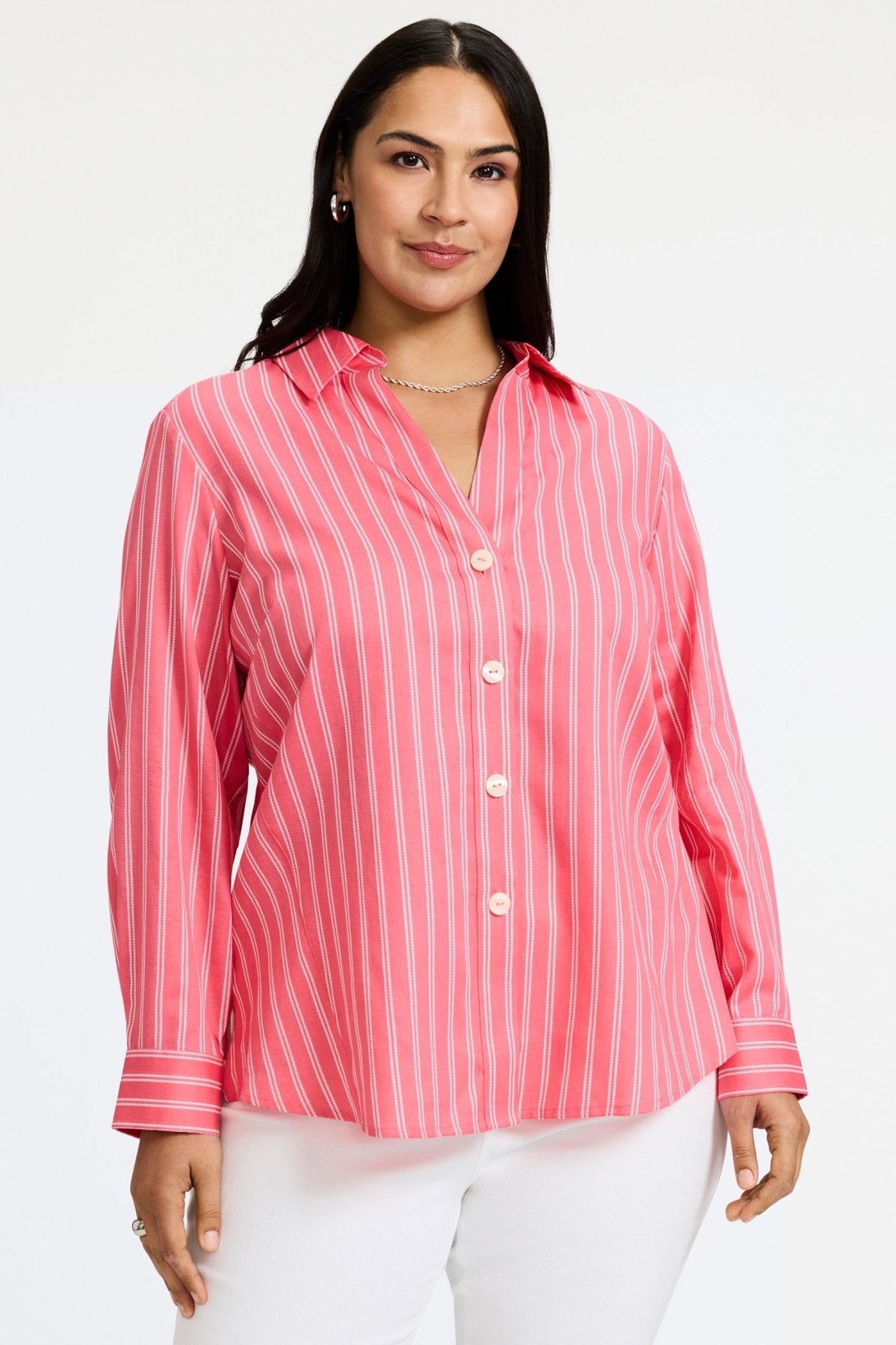 Sunkissed Coral Rope Stripe
