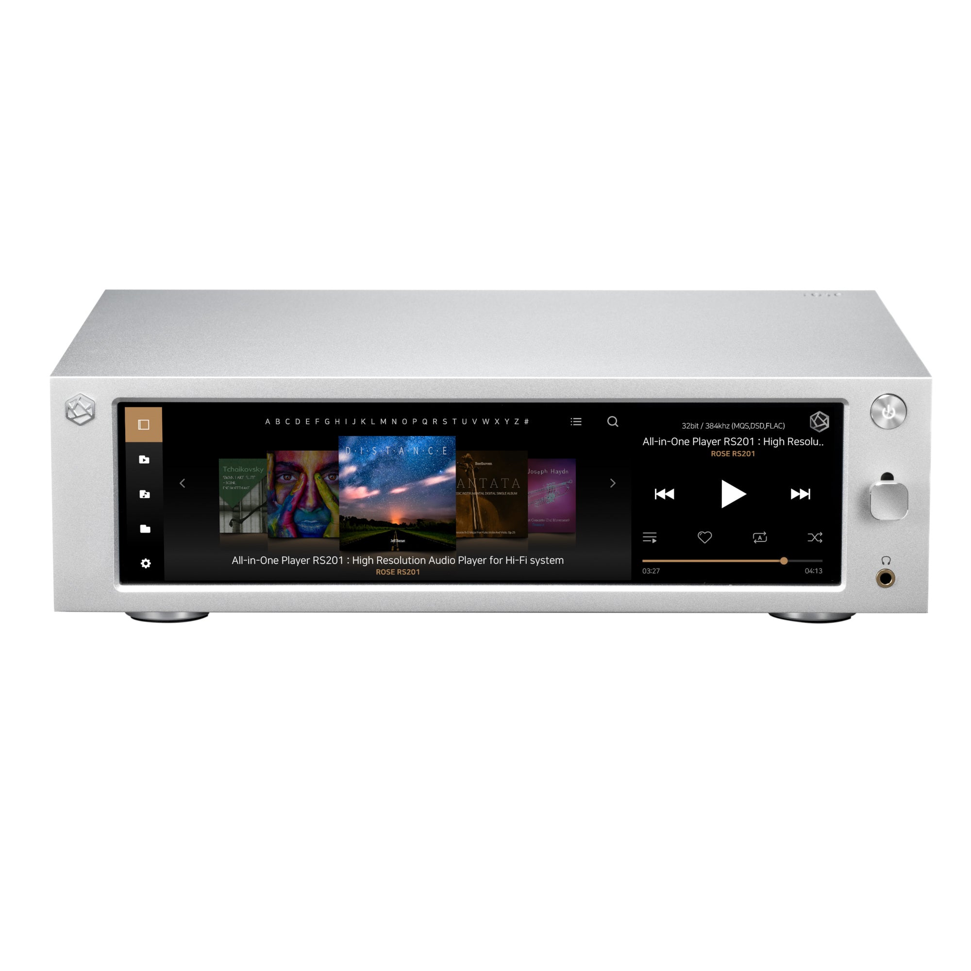 HiFi Rose RS201E High-Fidelity Integrated Amplifier & Network Streamer - Premium Audio for Home Theater & Music Listening