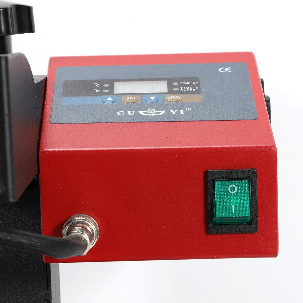 350W Digital Pen Heat Press Machine with LCD Display - 6x Ballpoint Pen Heat Transfer Printer for Custom Logo & Branding (Perfect for Small Business, DIY Crafts & Personalized Gifts)