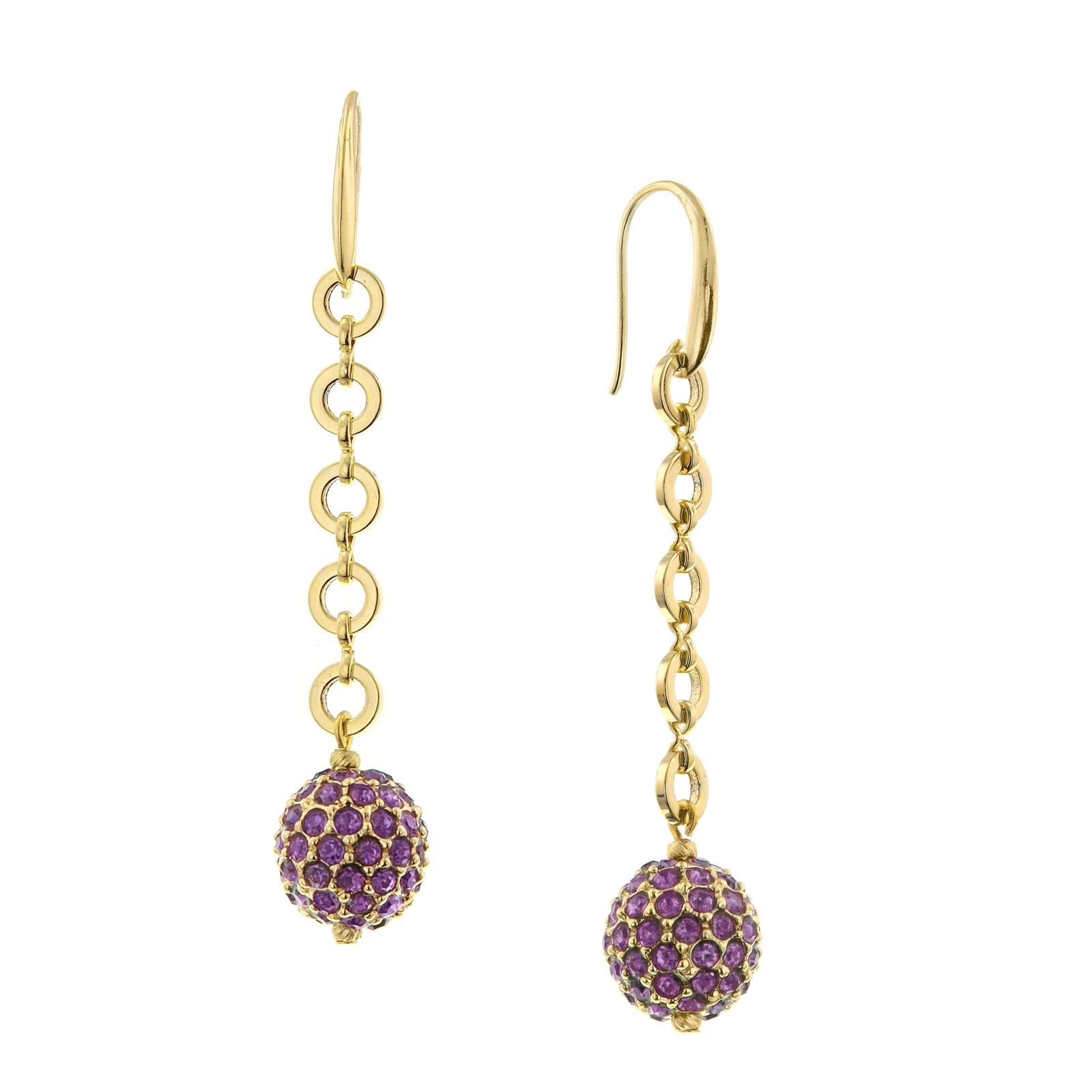Gold Tone And Purple