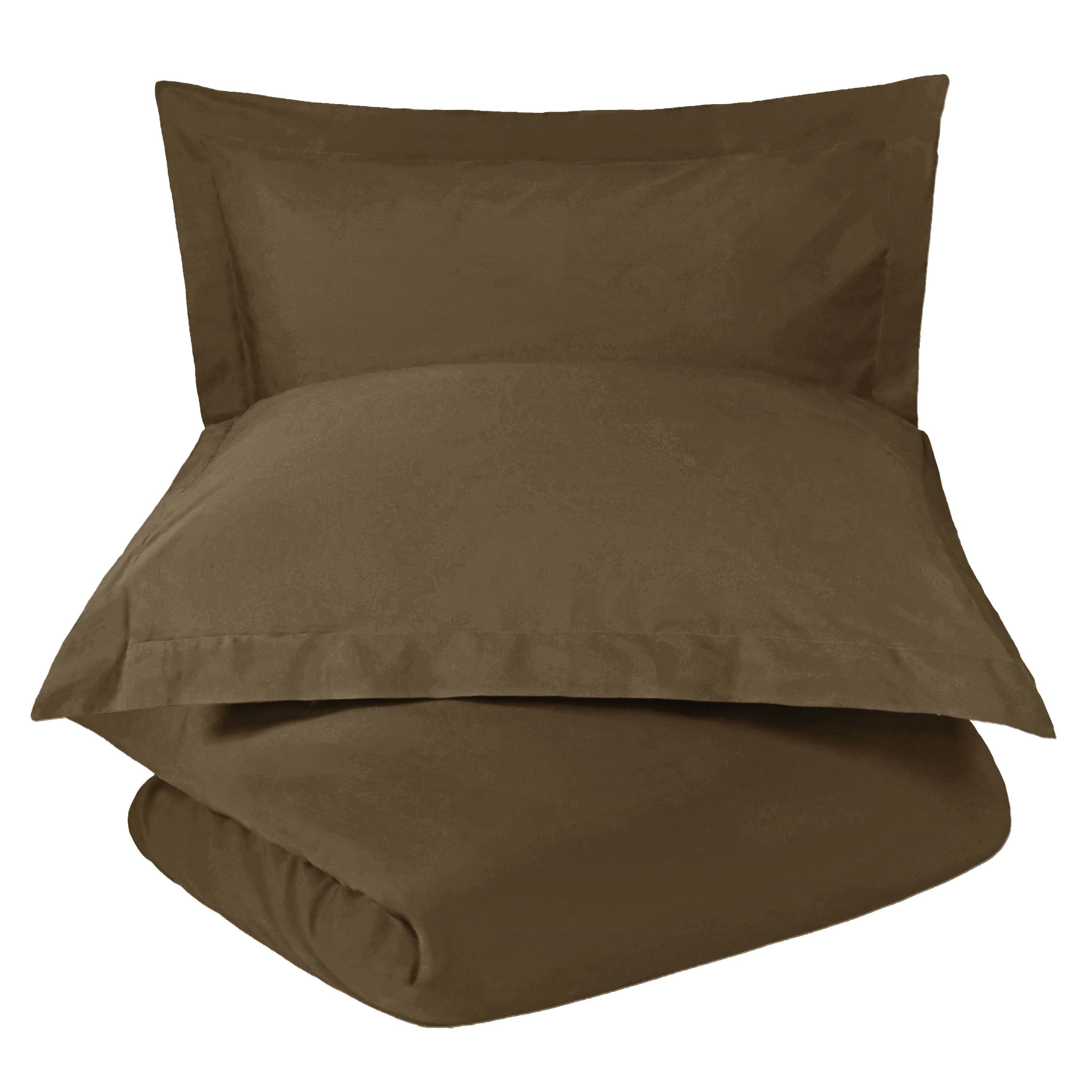 Wrinkle Resistant Cotton Blend Duvet Cover Set - Soft & Durable Bedding for All Seasons | Perfect for Master Bedroom, Guest Room & College Dorm