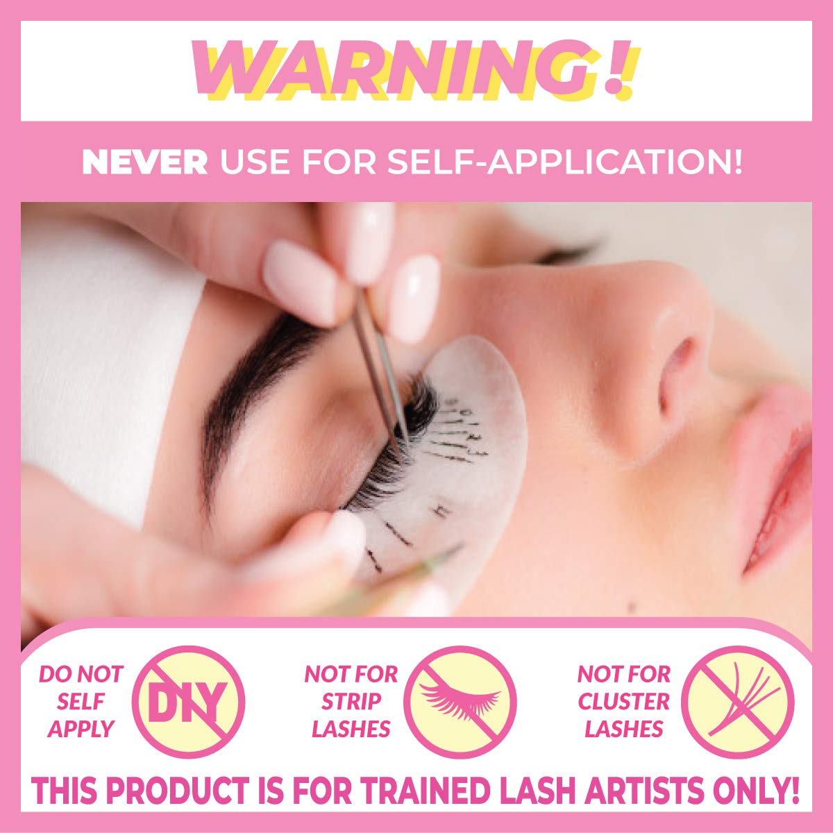 MIYA LASH Ultra Bond Eyelash Extension Glue - Professional Salon Adhesive with 8-Week Retention & 1-2 Second Dry Time | Strong Hold for Volume & Classic Individual Lashes | 5ml Bottle | Perfect for Lash Artists & Home Use