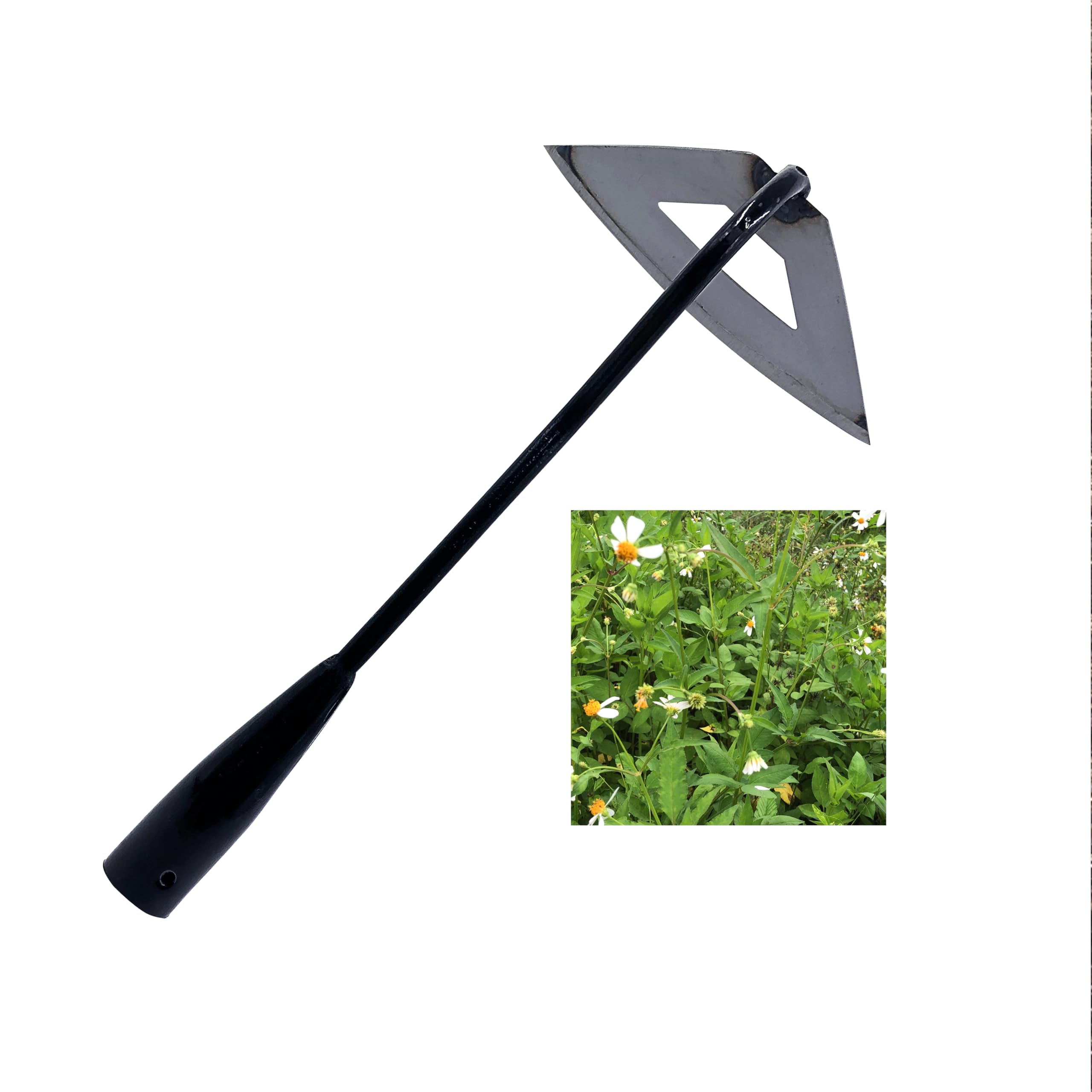 Premium Stainless Steel Hollow Garden Hoe - Durable Weeding Tool for Vegetable Gardens, Flower Beds & Landscaping - Perfect for Soil Aeration, Weed Removal & Gardening Tasks