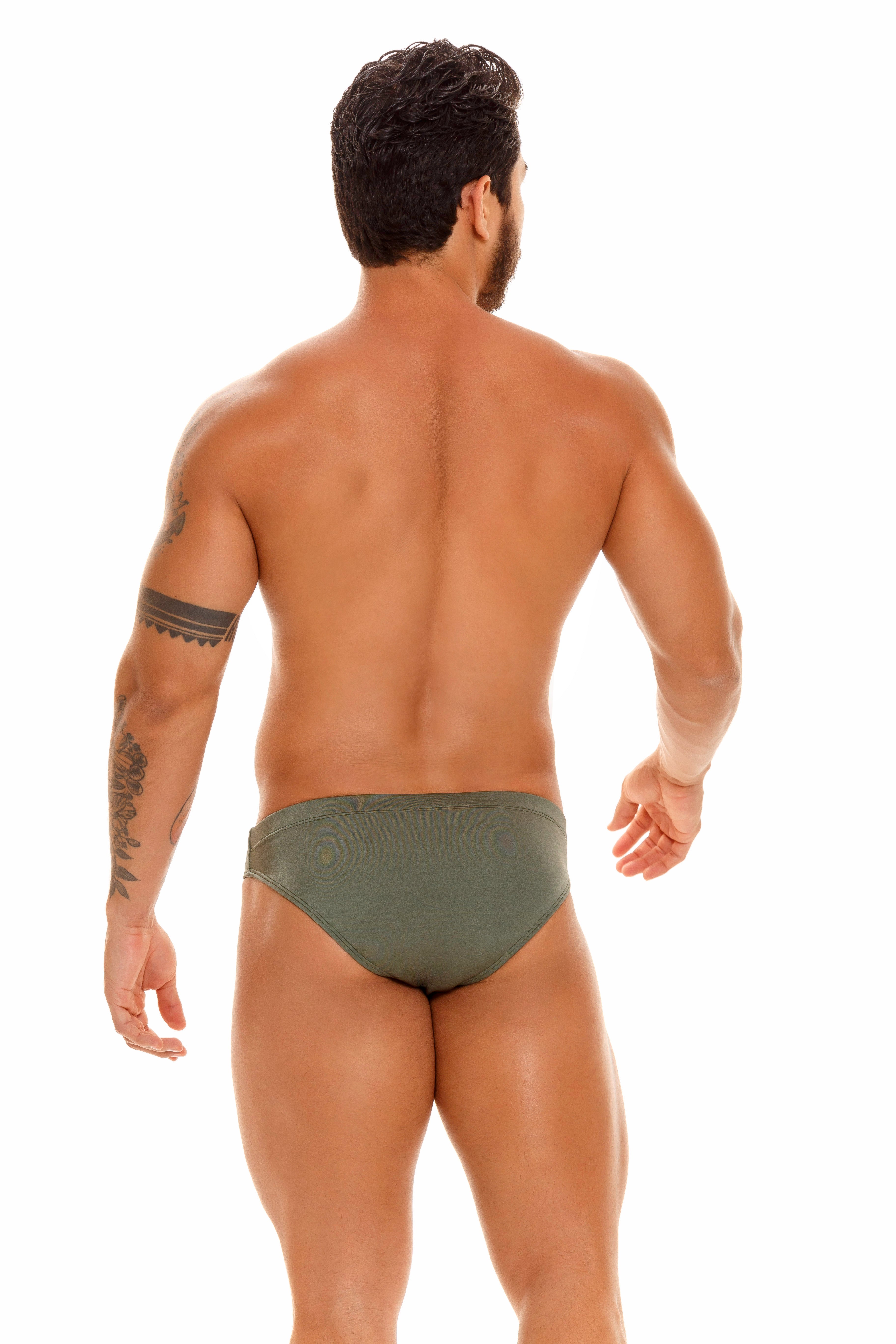 JOR Capri Swim Bikini Brief - High Waisted Green Swimwear for Women | Beach Vacation, Pool Party, Summer Swimwear