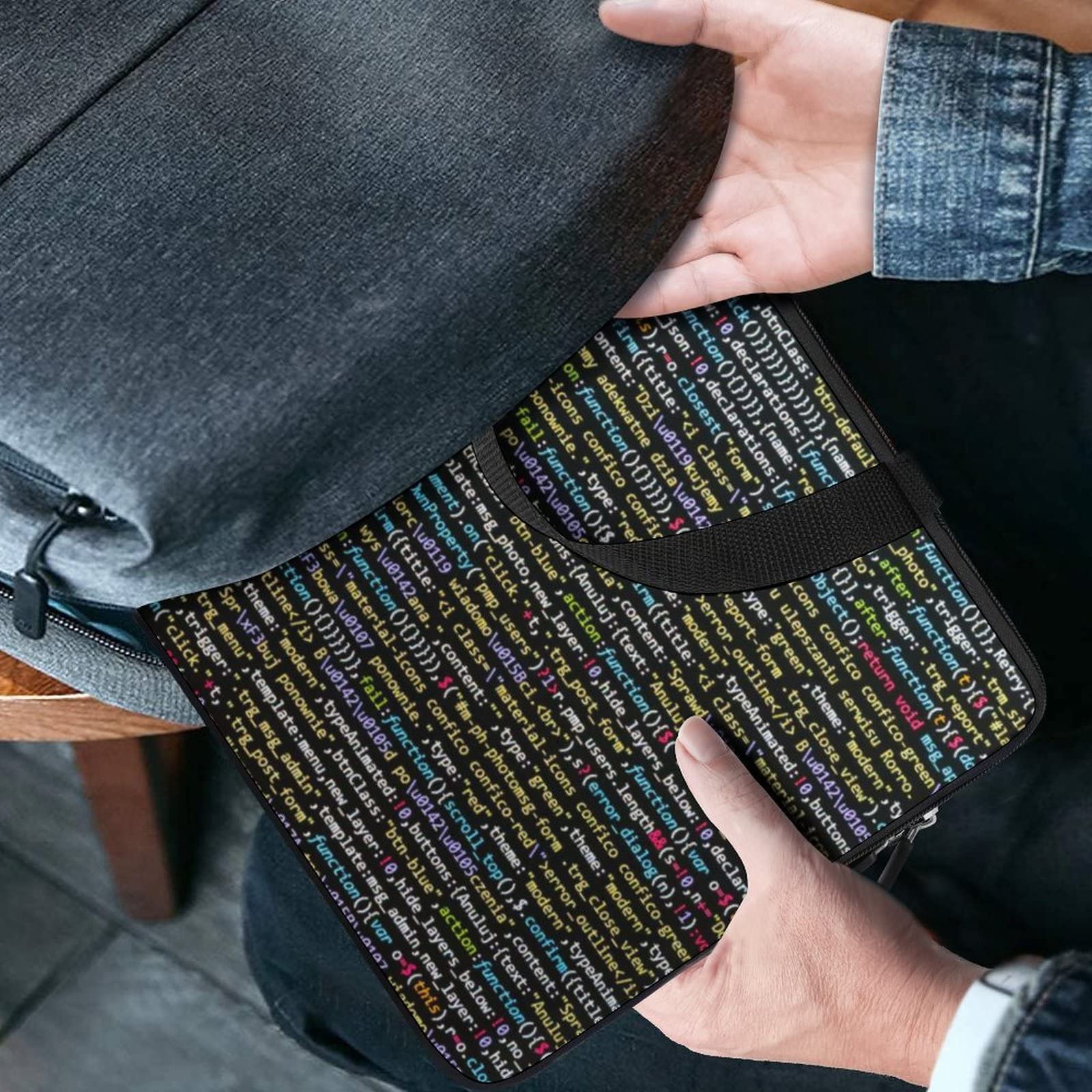 Premium Laptop Bag for Work & Travel - Lightweight Laptop Case Sleeve with Shoulder Strap - Durable Computer Briefcase for Business & Commuting - Perfect for Office, School & Airplane Carry-on