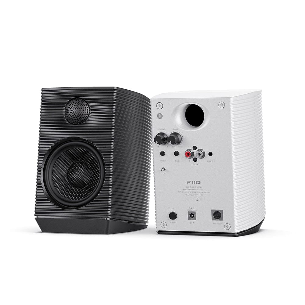 FiiO SP3 HiFi Active Desktop Speaker with AUX & RCA Input - Premium Sound for Home Office, Gaming, and Music Listening
