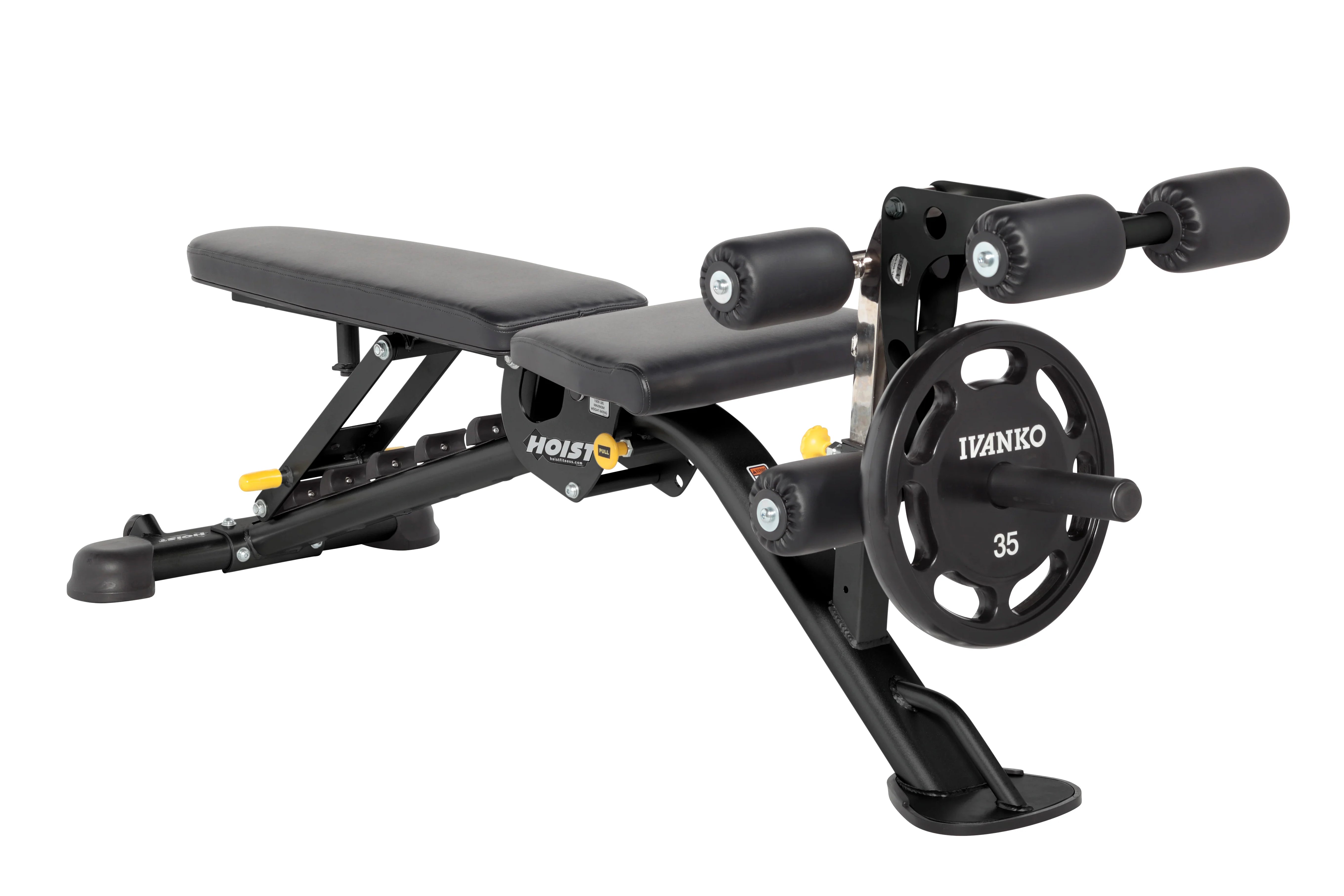 Hoist 7-Position Adjustable FID Bench (HF-5165) - Perfect for Home Gym Strength Training & Full-Body Workouts
