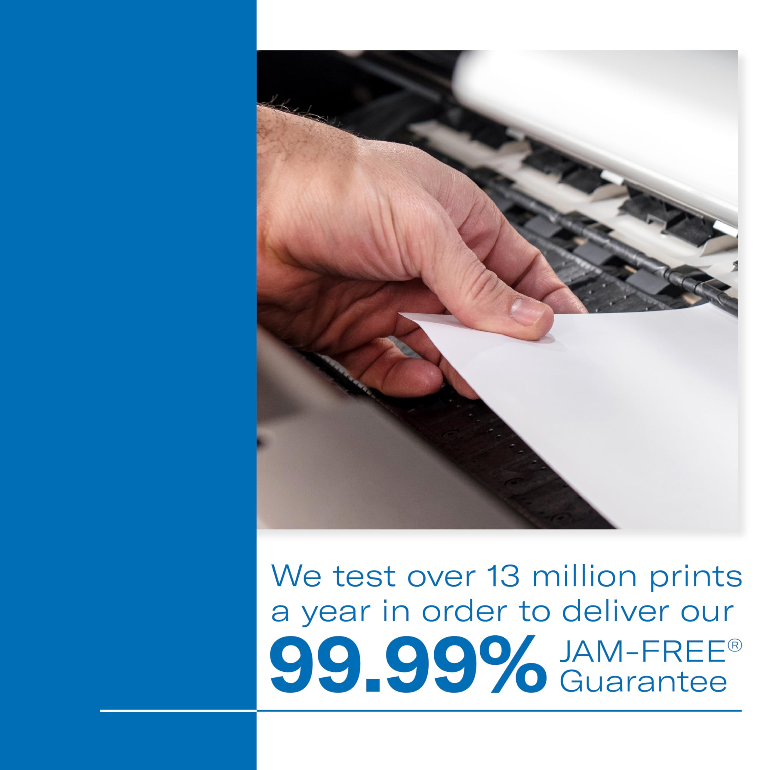 Hammermill Printer Paper, 20 lb Multipurpose Copy Paper, 3-Hole Punched, 1 Ream (500 Sheets), 96 Bright, Made in USA – Ideal for Home, Office, and School Printing Needs
