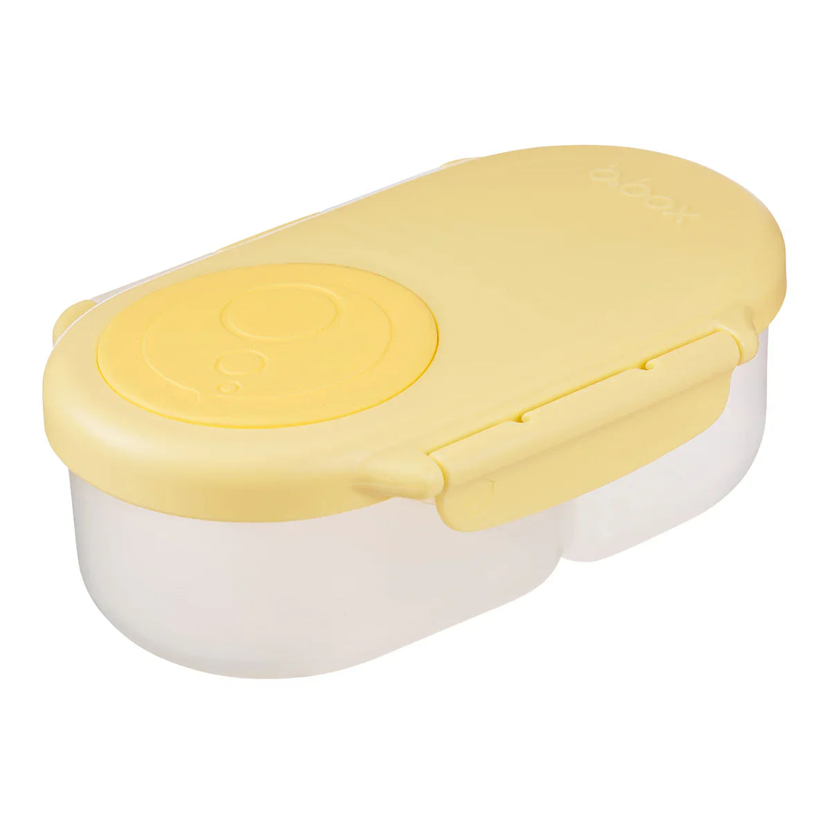 b.box Snack Box for Kids - BPA-Free, Leak-Proof, Portable Food Container with Divided Compartments | Perfect for School Lunches, Travel, and On-the-Go Snacks (Lemon Twist)