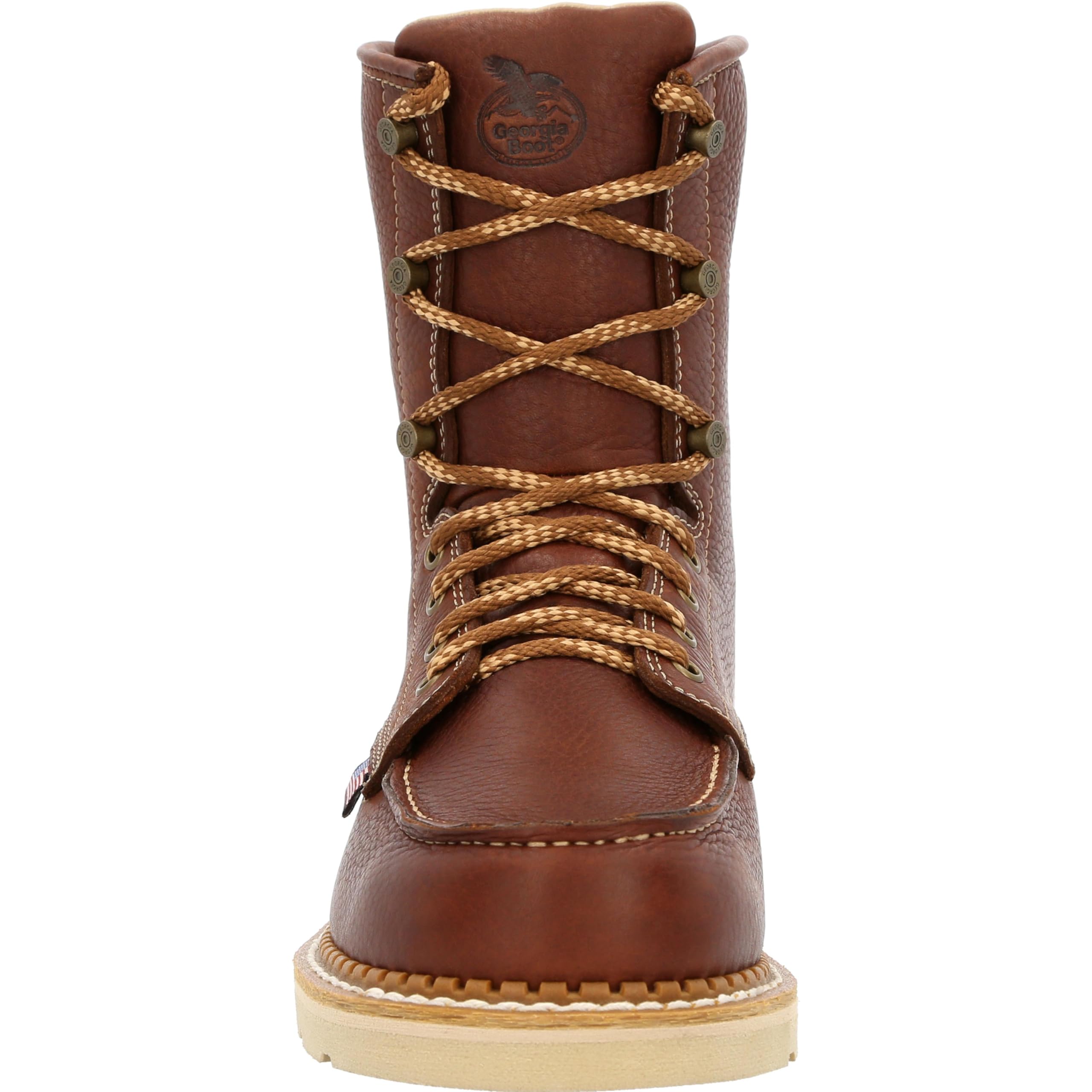 Georgia Boot Women's America Made Construction Boot - Steel Toe Work Boots for Women, Waterproof & Slip Resistant - Perfect for Construction Sites, Landscaping & Outdoor Work
