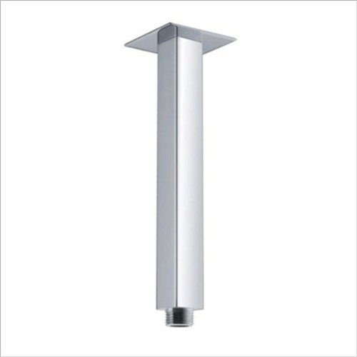 Rainfall LED Shower Head with Chrome Finish - 10 Inch Ceiling Mount Cascada Shower System (Includes Shower Arm) - Perfect for Modern Bathrooms and Spa-Like Showers
