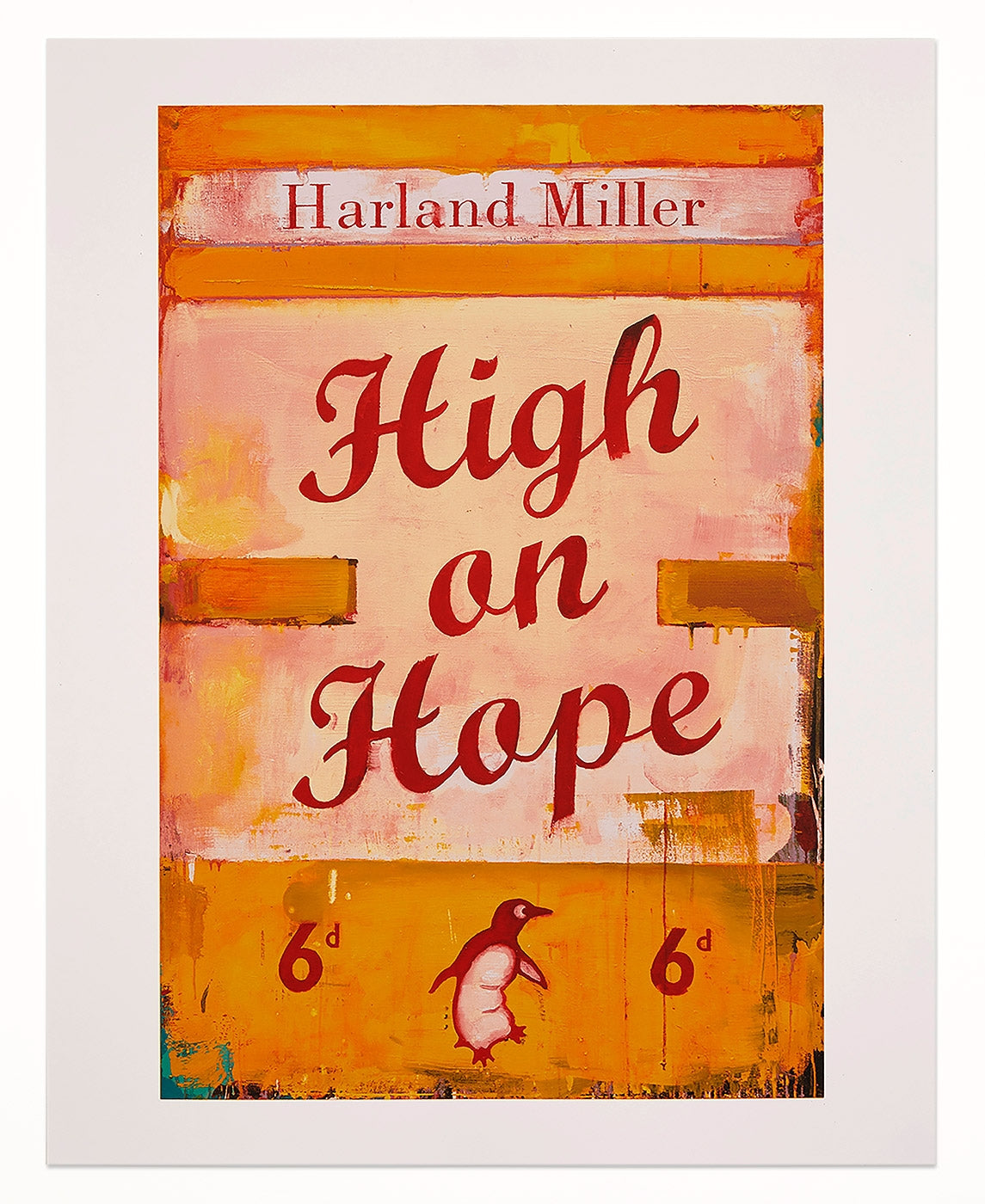 HARLAND MILLER High on Hope Art Print - Premium Wall Decor for Living Room, Bedroom & Office - Inspirational Quote Poster for Home & Workspace