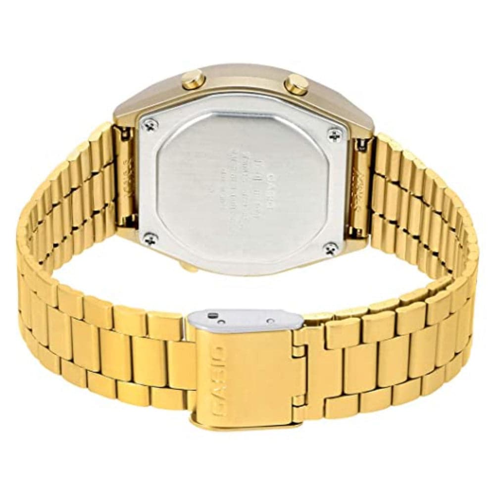 CASIO B640WGG-9DF Vintage Digital Gold Watch for Men & Women - Retro Style, Water Resistant - Perfect for Casual Wear, Office & Everyday Use