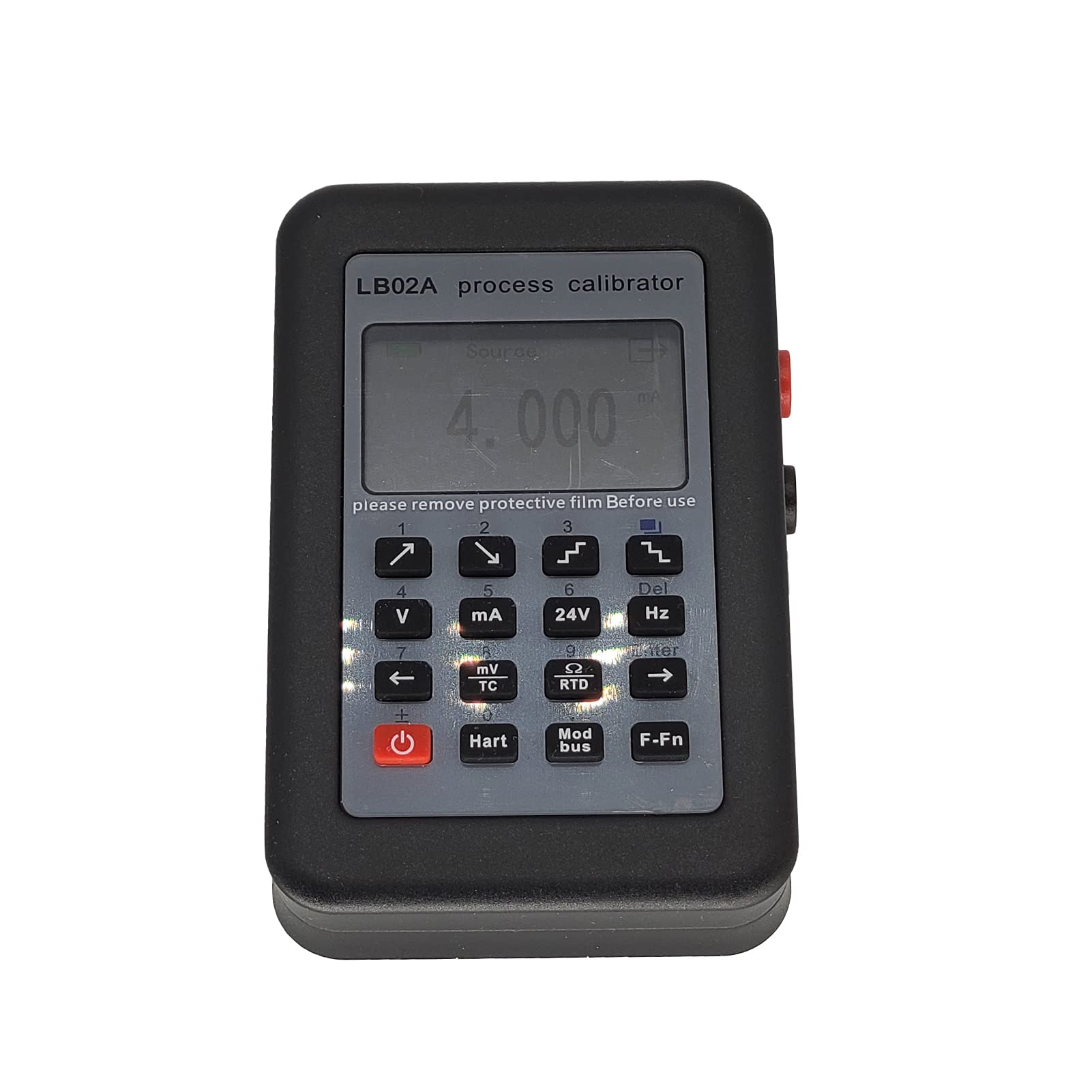 LB02A Process Calibrator - Frequency, Temperature, Resistance, mV, mA, RTD, PT100, Thermocouple, 0-10V, 4-20mA - Ideal for Industrial Calibration, HVAC Testing, and Electrical Maintenance