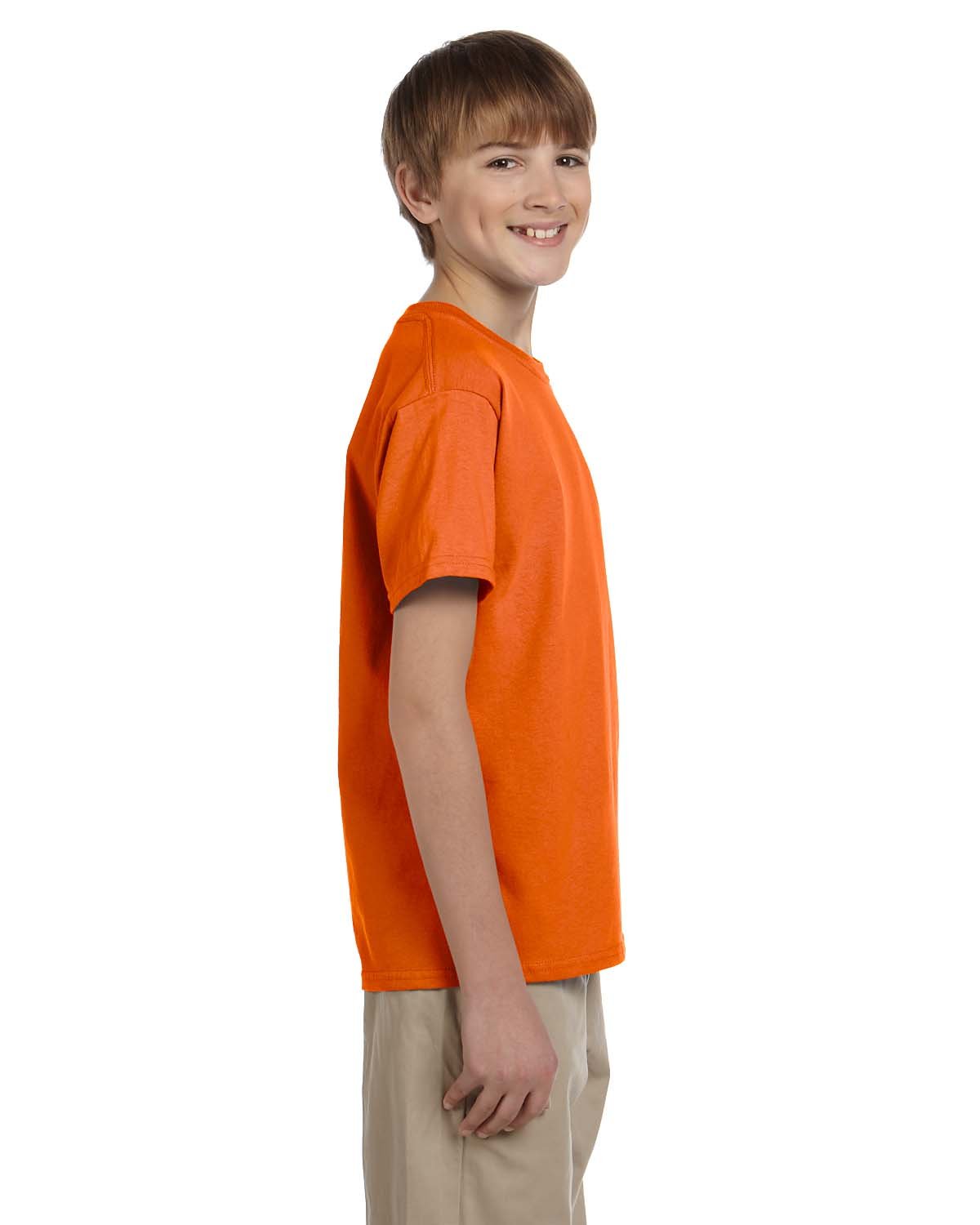 Hanes Kids' ComfortBlend EcoSmart Crewneck T-Shirt - Soft Cotton Blend Short Sleeve Shirt for Boys & Girls - Perfect for School, Play & Everyday Wear