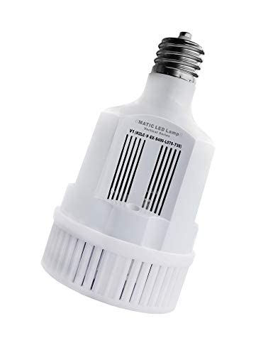 Energy Efficient Matic LED Light Bulbs - Direct 400W HID/HPS Replacement - Explosion Proof for Industrial Outdoor Lighting - ANSI CWA Ballast Compatible - Ideal for Oil & Gas Facilities, Drilling Platforms & Seaports - Perfect for Hazardous Locations & High Bay Applications