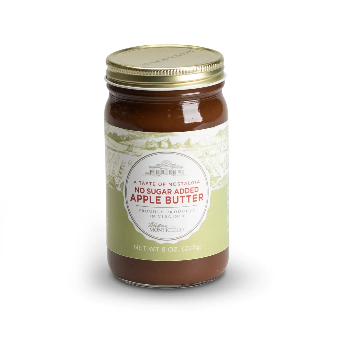 Monticello NS Apple Butter - Homemade, All-Natural Spread for Toast, Pancakes & Baking - Gluten-Free & Vegan-Friendly