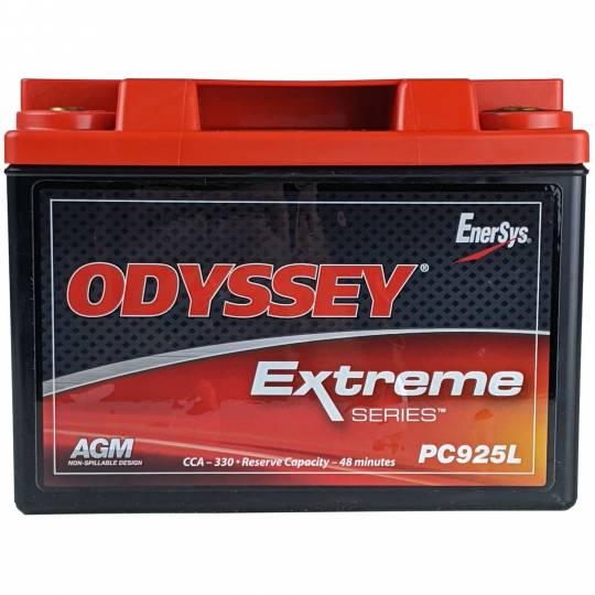 Odyssey ODS-AGM28 PC925L 12V 28Ah AGM Battery (Positive Terminal Left) - Perfect for Marine, RV, Solar, and Power Sports Applications