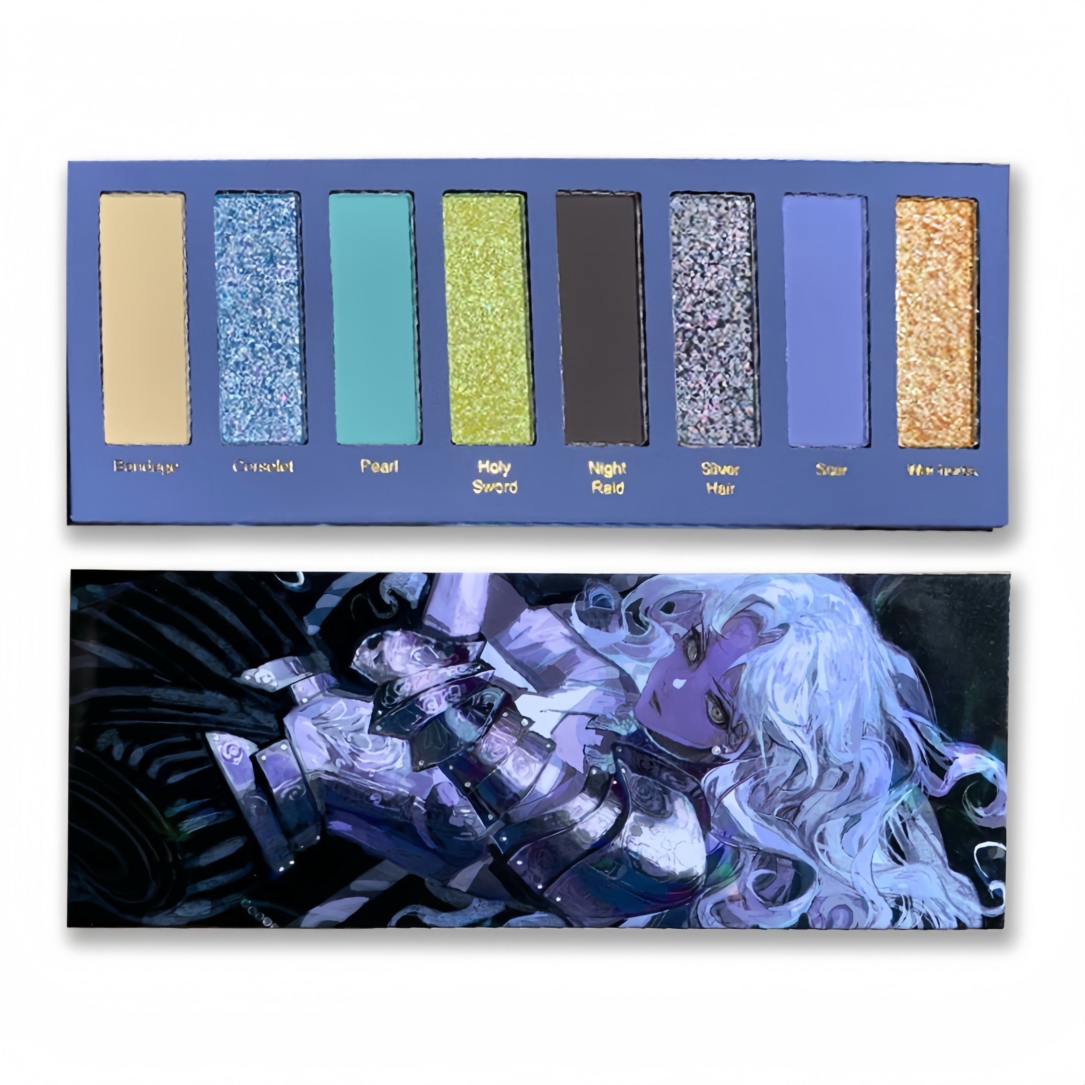 Narimi Back to the 90s Eyeshadow Palette #11 Pegasus Knight (Gilded Gold) - Vintage Makeup for Everyday Glam & Special Occasions