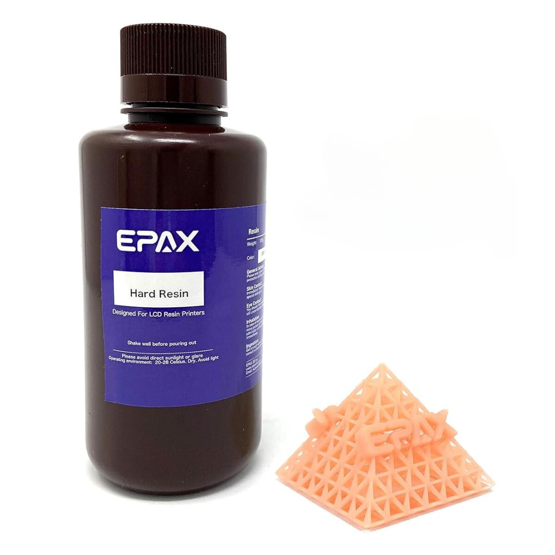 High-Quality 1KG Salmon Beige Hard Resin for LCD 3D Printers - Fast Curing, Smooth Finish - Perfect for Miniatures, Jewelry & Prototyping