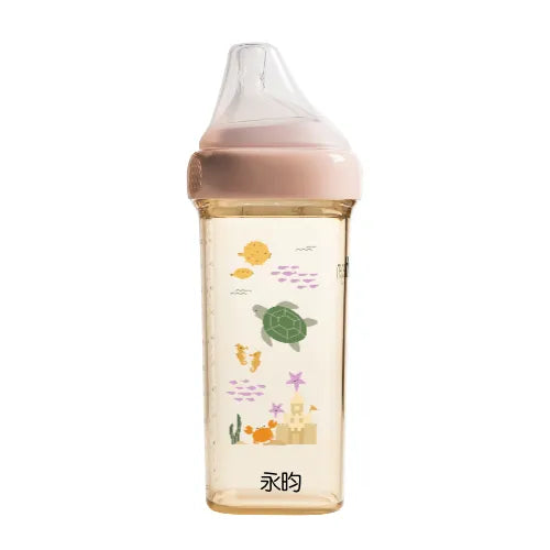 Hegen Baby Bottle Set - Customizable & Reusable Baby Feeding Bottles for Newborns & Toddlers - Perfect for Daycare, Travel, and On-the-Go Feeding