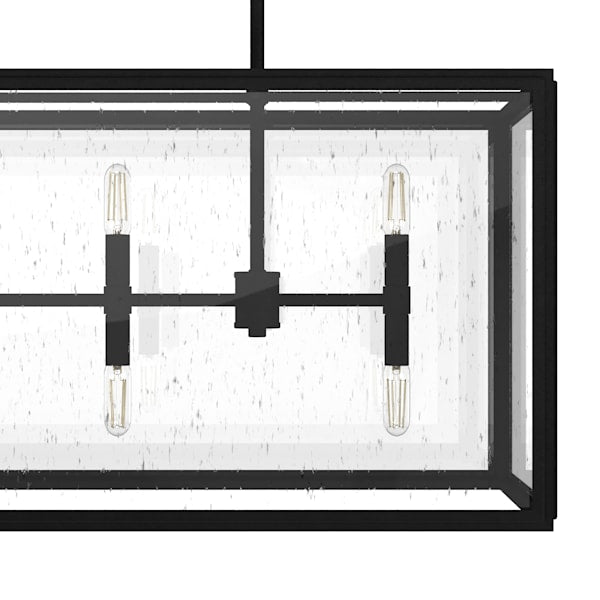 Hunter Felippe 8-Light Chandelier in Natural Iron - Elegant Rustic Ceiling Light Fixture for Dining Room, Living Room & Bedroom Decor