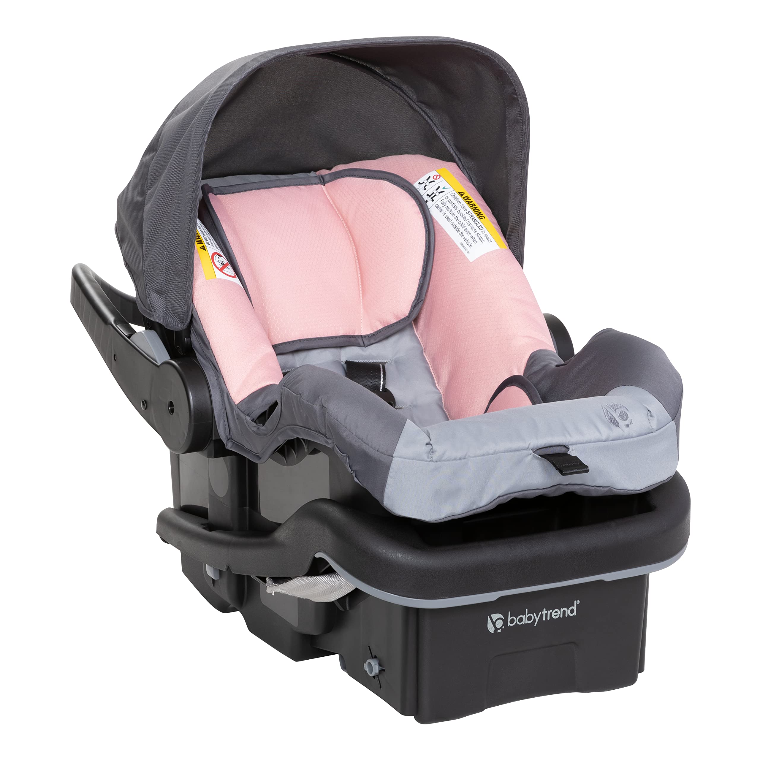 Baby Trend Tango™ 3 All-Terrain Stroller Travel System with EZ-Lift™ PLUS Infant Car Seat - Ultra Pink | Lightweight Compact Stroller for Newborns & Toddlers | Perfect for Shopping, Travel & Outdoor Adventures