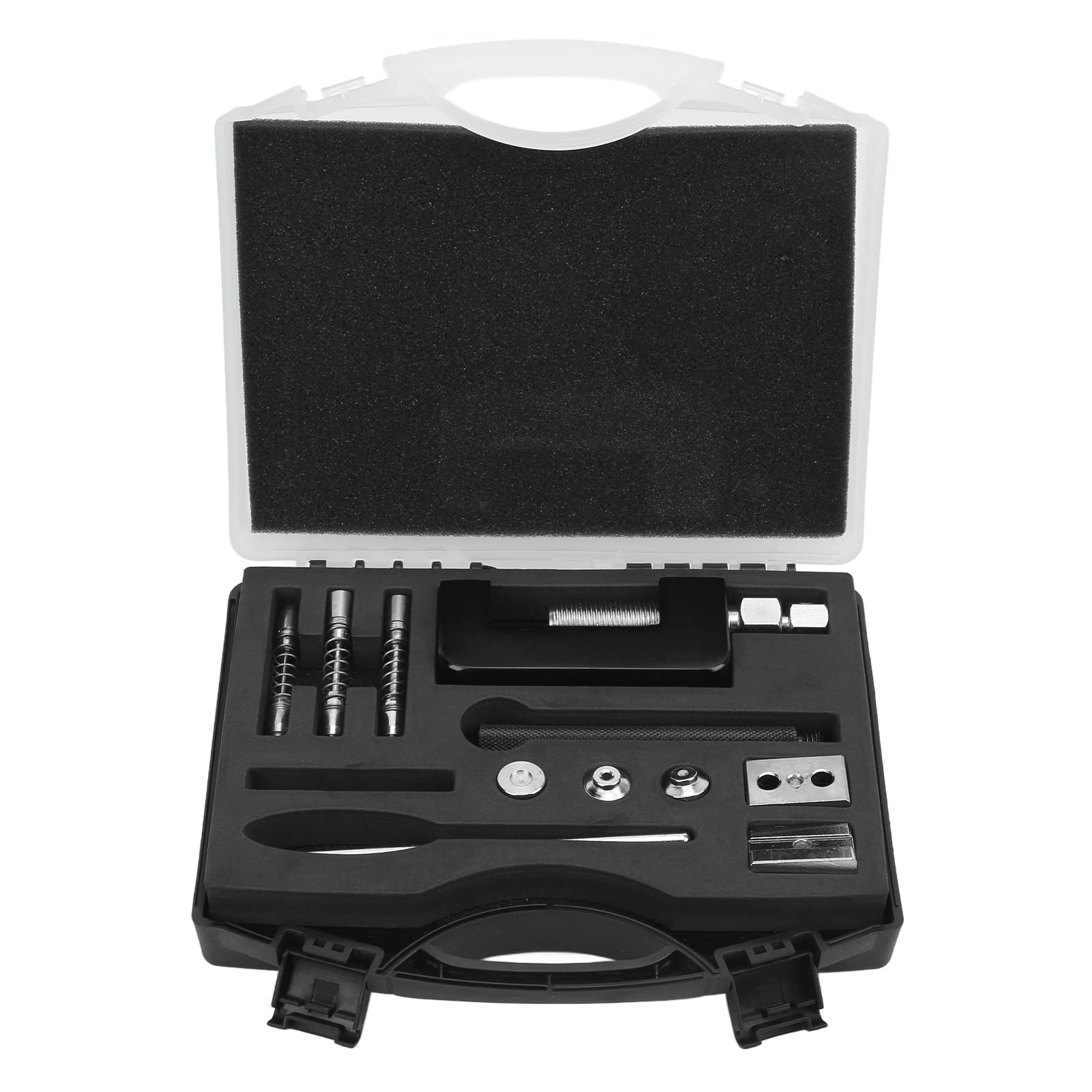 12-Piece Universal Motorcycle Chain Cutter Breaker & Riveter Tool Kit with Storage Box - for ATV, Dirt Bike, Motorcycle Maintenance & Repair - Perfect for DIY Enthusiasts and Professional Mechanics