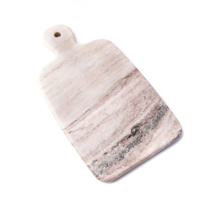Beige Marble Cutting Board Medium Size - Premium Marble Cheese Board for Serving, Charcuterie & Entertaining - Perfect for Kitchen, Dining & Gifts