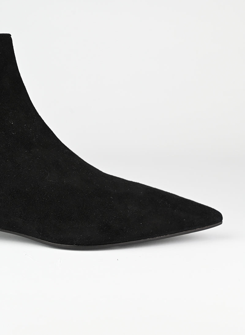 Miu Miu Black Suede Ankle Boots Size 35.5 - Stylish & Comfortable Women's Shoes for Office, Party & Everyday Wear