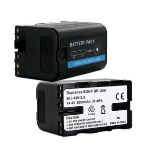 Original Sony BP-U30 14.4V 2600mAh 37Wh Battery Pack for Sony Camcorders - Perfect for Professional Videography, Live Streaming & Outdoor Shooting