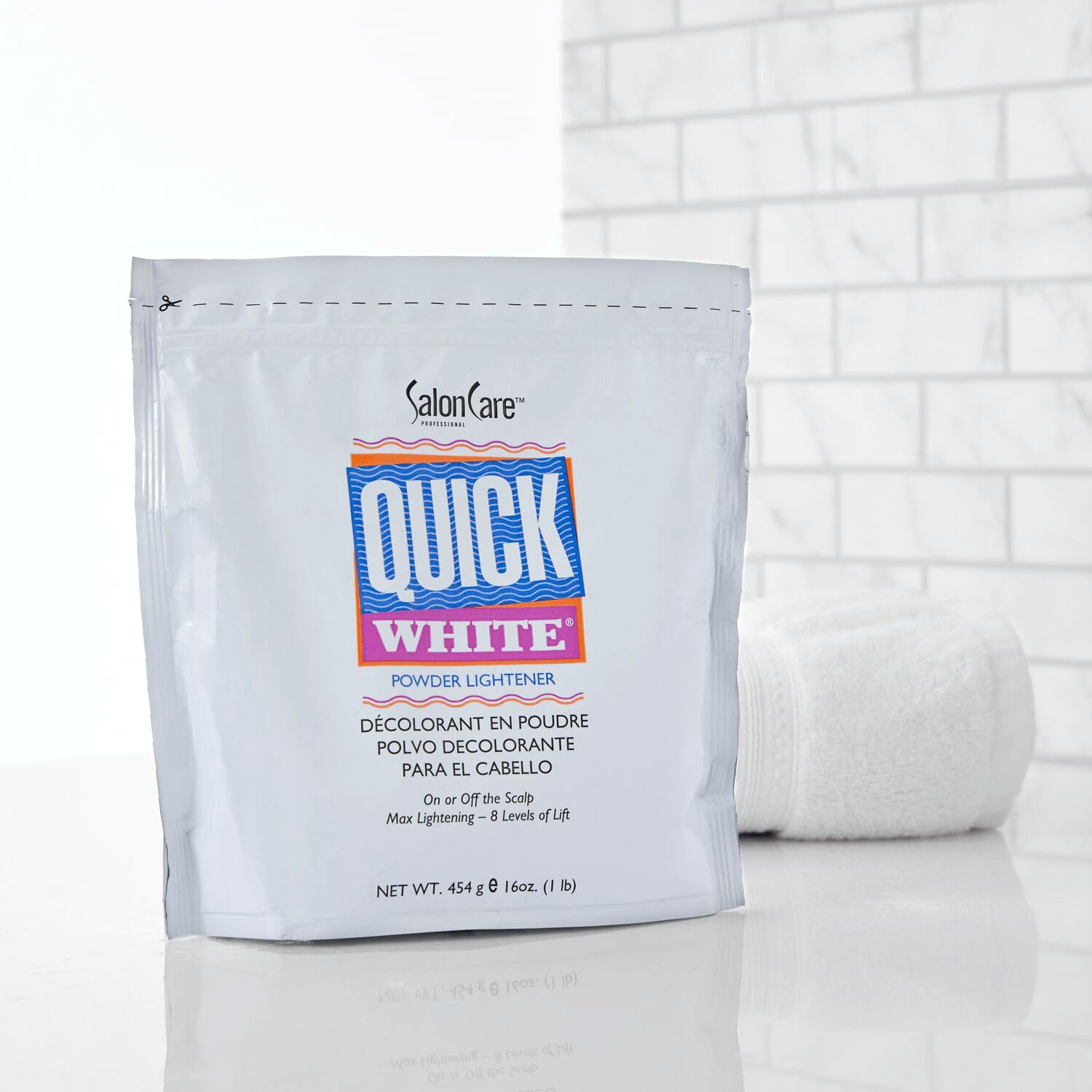 Salon Care Quick White Powder Lightener 1 lb - Professional Hair Lightening Treatment for Blonde & Highlighted Hair | At-Home Salon Results for DIY Hair Care & Styling