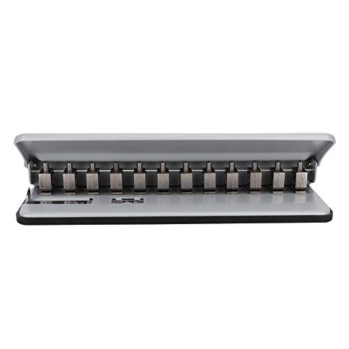 Premium Mushroom-Shaped Hole Punch for A4/B5/A5/A7 Paper - Heavy Duty Office & School Supplies - Perfect for Notebooks, Documents, Newspapers (Grey) - Ideal for Classroom, Office & Craft Projects